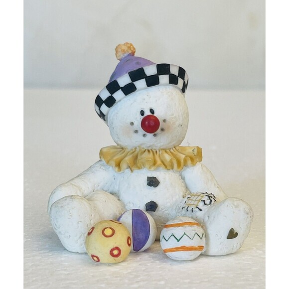 Sarah's Attic Snowonders 7666 Smiley Figurine Numbered Signed - Picture 1 of 11